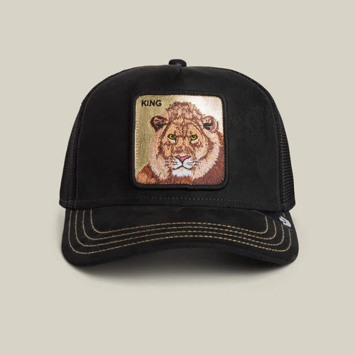 GORRA TRUCKER LEON "GOLDEN KING" - BLACK - GOORIN BROS THE FARM ANIMALS | 101-2586
