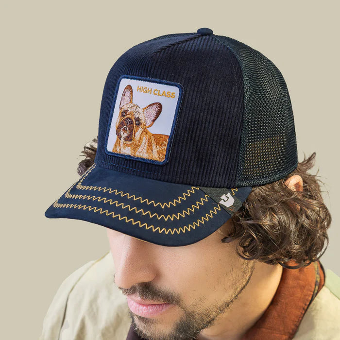 GORRA TRUCKER BULLDOG "HIGH CLASS REMIX" - AZUL - GOORIN BROS THE FARM ANIMALS | 101-2604