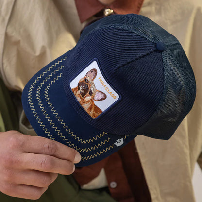 GORRA TRUCKER BULLDOG "HIGH CLASS REMIX" - AZUL - GOORIN BROS THE FARM ANIMALS | 101-2604
