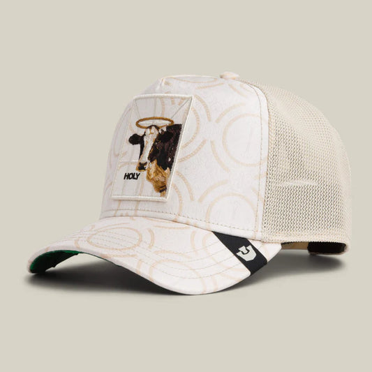 GORRA TRUCKER VACA "HOLY" - BEIGE - GOORIN BROS THE FARM ANIMALS | 101-2694
