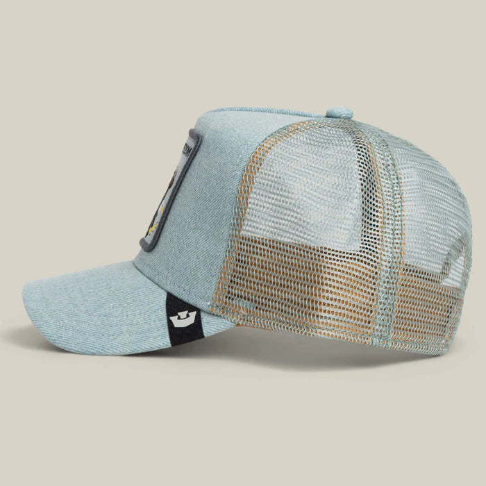 GORRA TRUCKER ÁGUILA "DENIM EAGLE" - DENIM - GOORIN BROS THE FARM ANIMALS | 101-2956