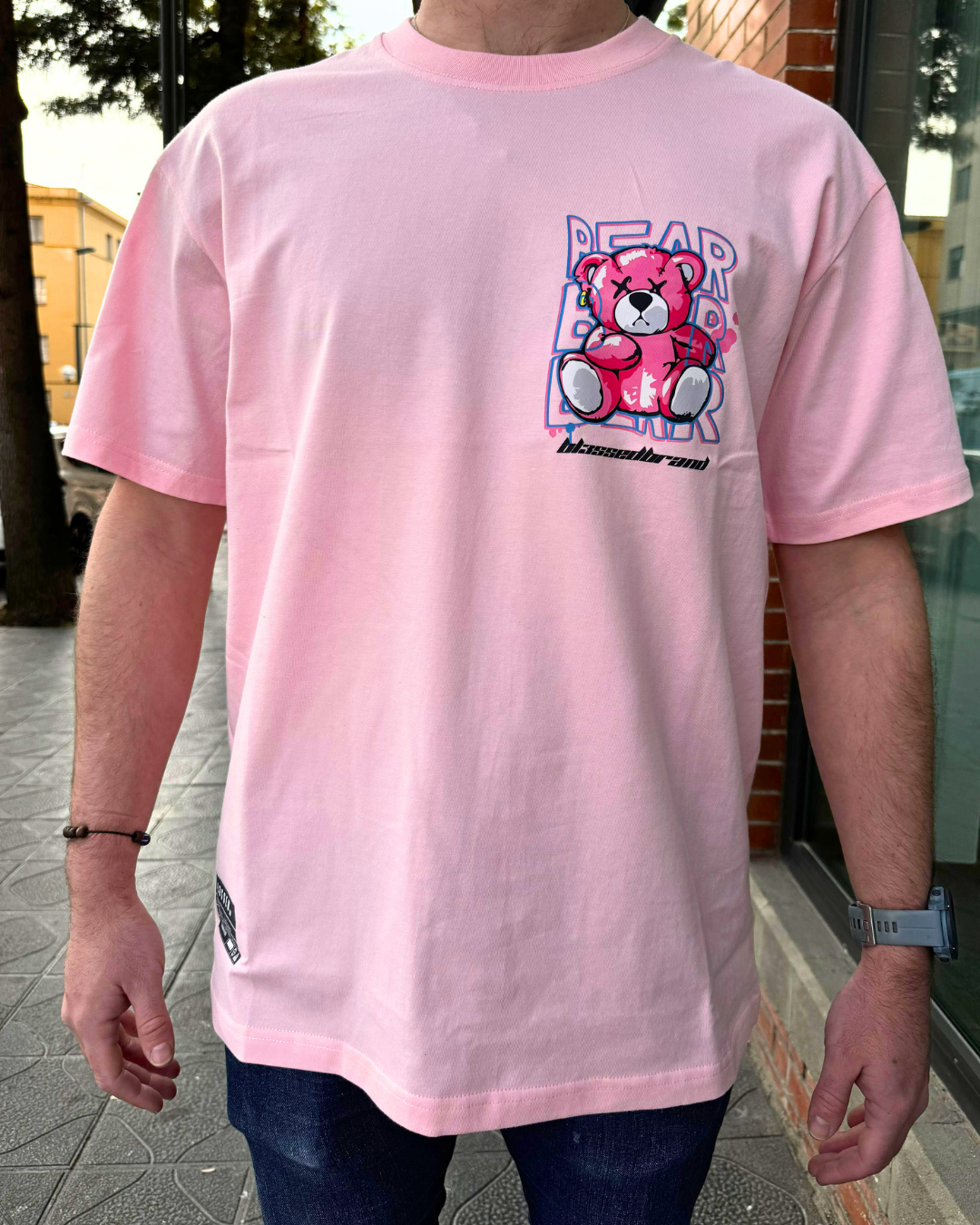 CAMISETA "BEAR TEDDY" - ROSA - BLESSED BRAND