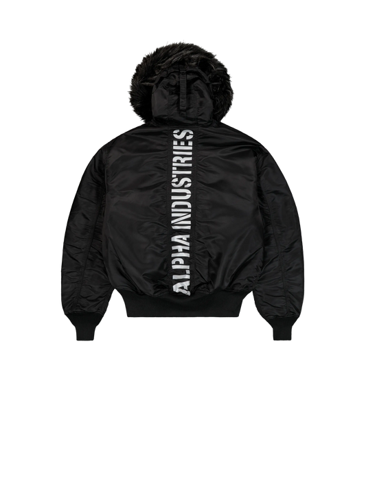 CHAQUETA BOMBER "45/P HOODED CUSTOM LOOSE BOMBER JACKET" - NEGRO - ALPHA INDUSTRIES | 113145-515