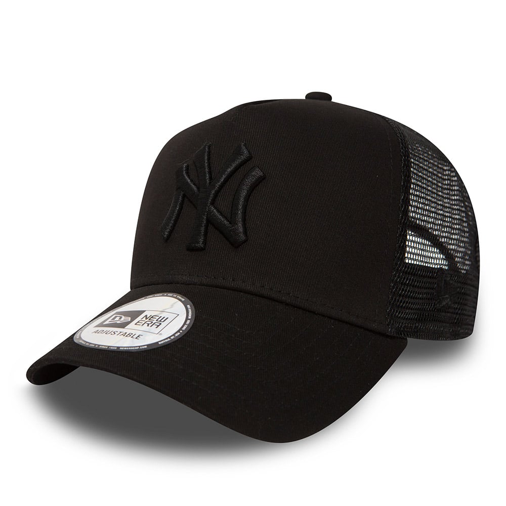 GORRA "NEW YORK YANKEES" CLEAN A-FRAME TRUCKER - NEGRO/NEGRO - NEW ERA | 11579474