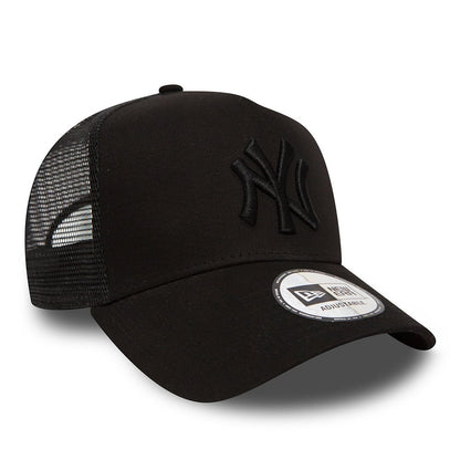 GORRA "NEW YORK YANKEES" CLEAN A-FRAME TRUCKER - NEGRO/NEGRO - NEW ERA | 11579474