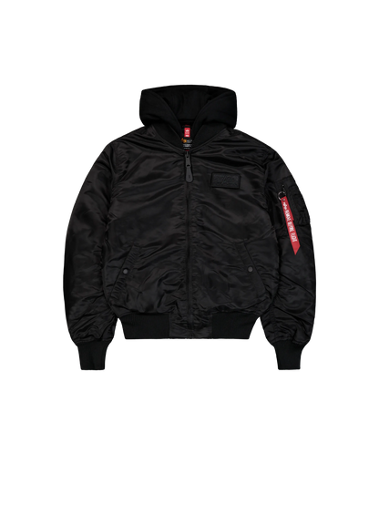 CHAQUETA BOMBER "MA-1 ZH BACKPRINT SLIM" - NEGRO - ALPHA INDUSTRIES | 128113-95