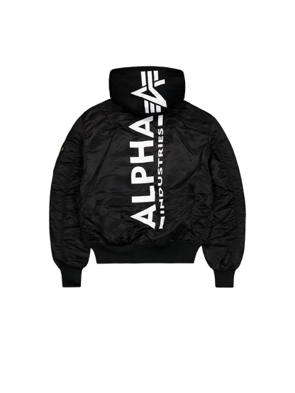 CHAQUETA BOMBER "MA-1 ZH BACKPRINT SLIM" - NEGRO - ALPHA INDUSTRIES | 128113-95