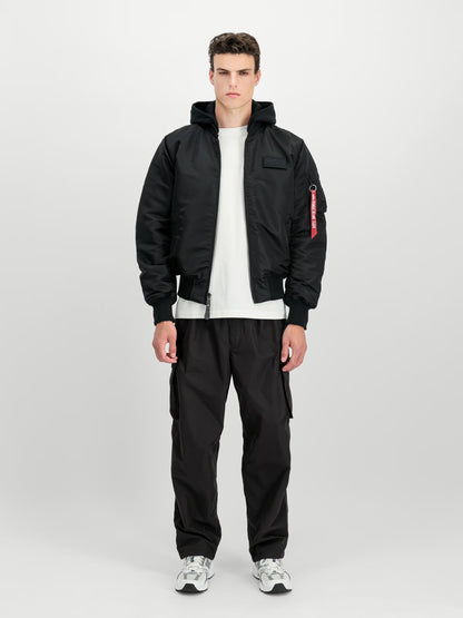 CHAQUETA BOMBER "MA-1 ZH BACKPRINT SLIM" - NEGRO - ALPHA INDUSTRIES | 128113-95