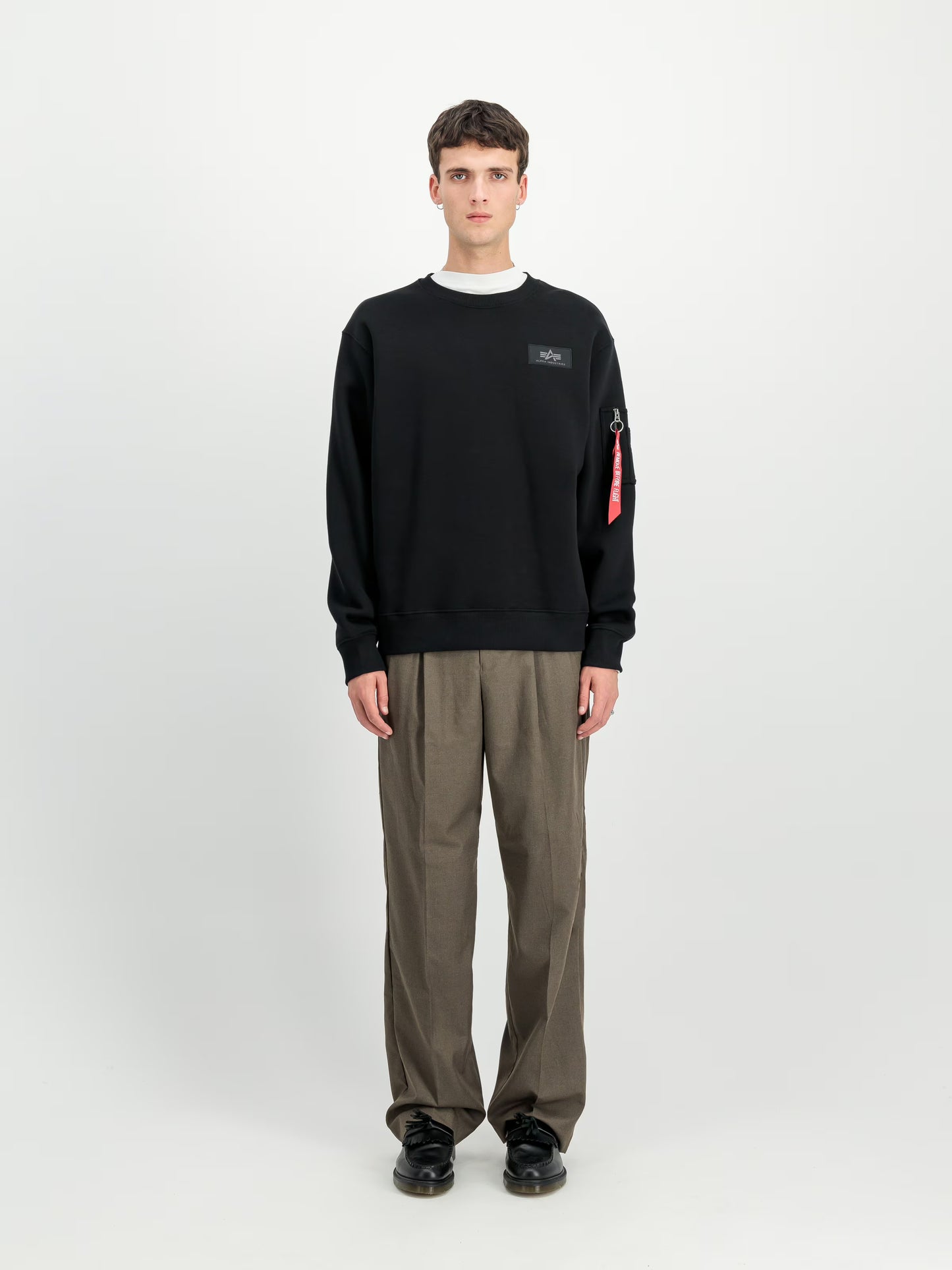 SUDADERA "BACKPRINT SWEATSHIRT" - NEGRO - ALPHA INDUSTRIES | 128305