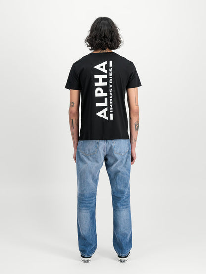BACKPRINT TSHIRT - NEGRO - ALPHA INDUSTRIES | 128507