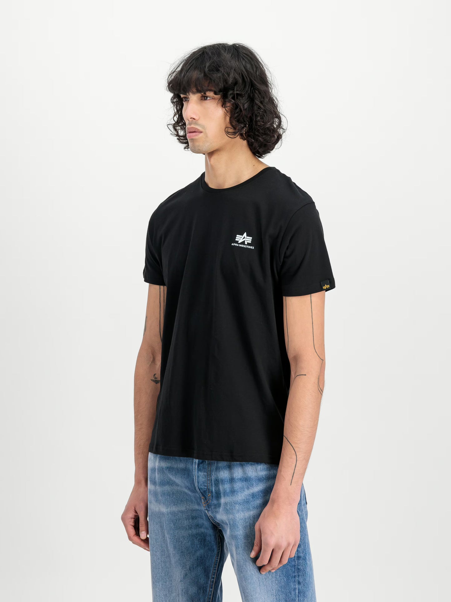 BACKPRINT TSHIRT - NEGRO - ALPHA INDUSTRIES | 128507