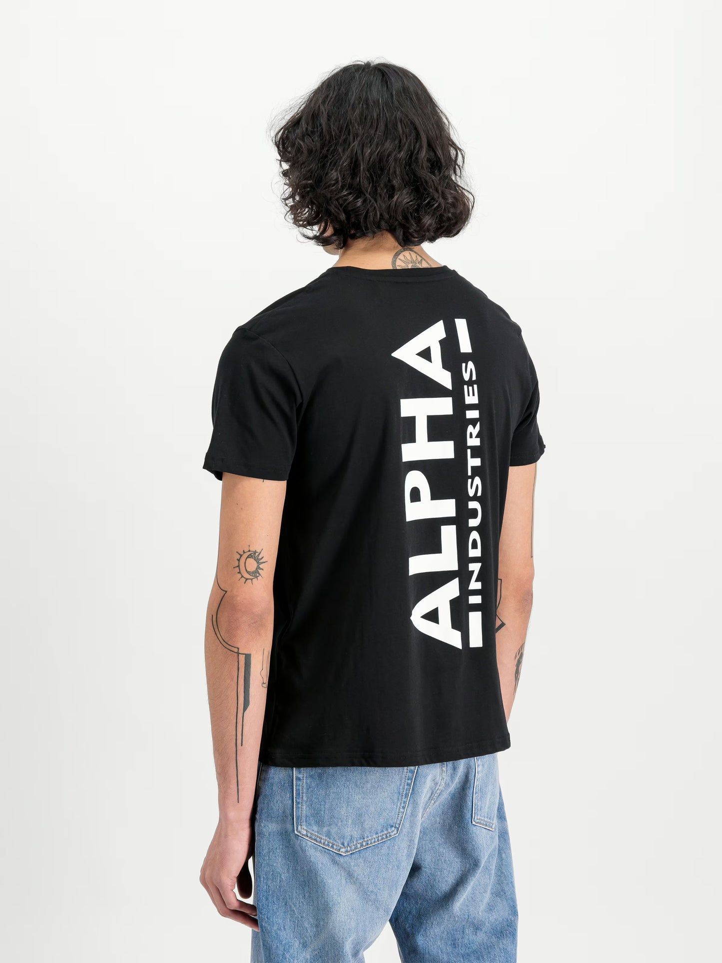 BACKPRINT TSHIRT - NEGRO - ALPHA INDUSTRIES | 128507