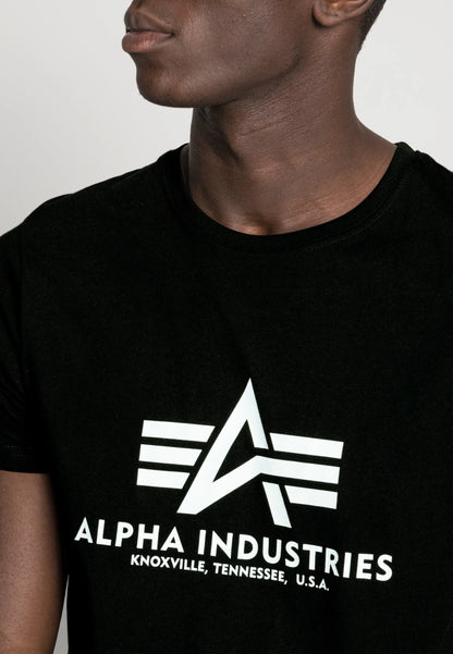 CAMISETA BÁSICA - NEGRO - ALPHA INDUSTRIES | 100501