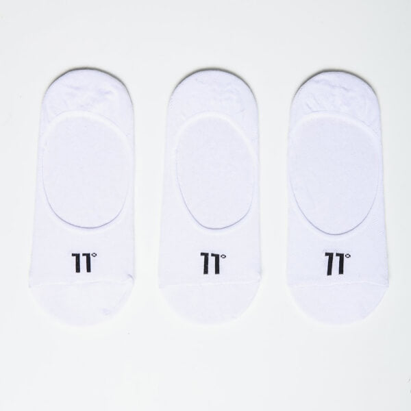 3 PACK CALCETINES INVISIBLES - WHITE - 11D
