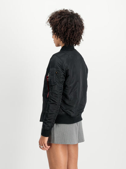 CHAQUETA MUJER BOMBER "MA-1 VF 59" - NEGRO - ALPHA INDUSTRIES | 133009