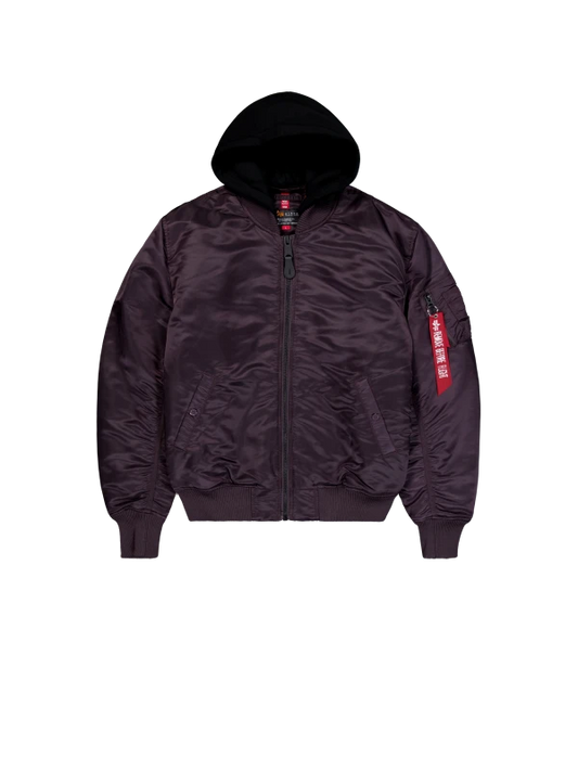 CHAQUETA BOMBER "MA-1 ZH BACK EMB" - MORADO - ALPHA INDUSTRIES | 138105
