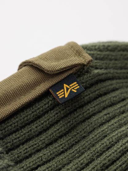 GORRO "UTILITY" - VERDE OLIVA - ALPHA INDUSTRIES | 138904