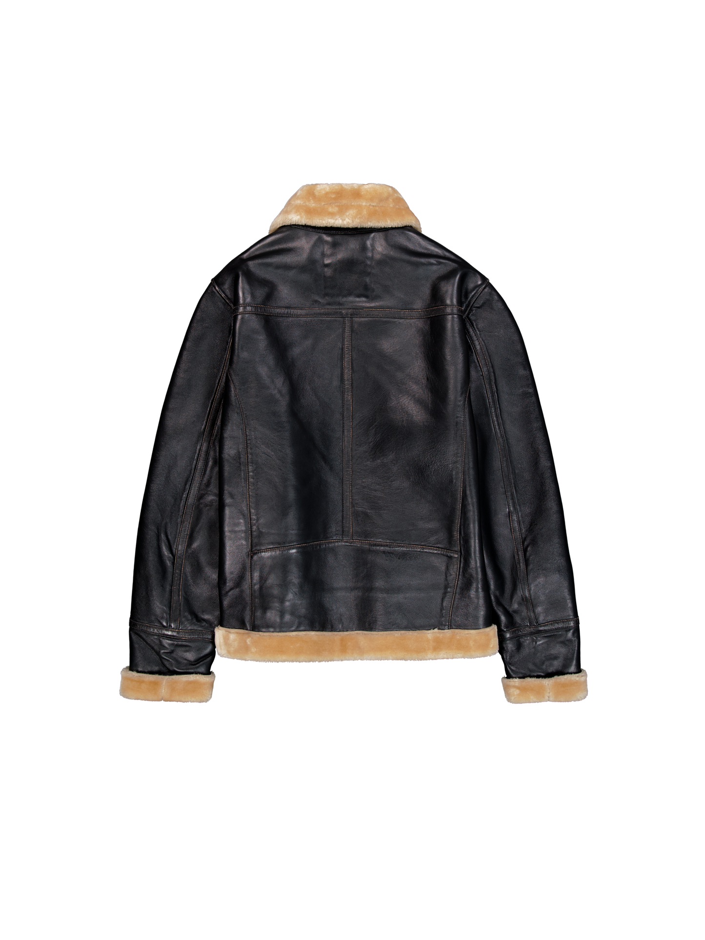 CHAQUETA DE PIEL "B3 LEATHER" - MARRÓN VINTAGE - ALPHA INDUSTRIES | 148114