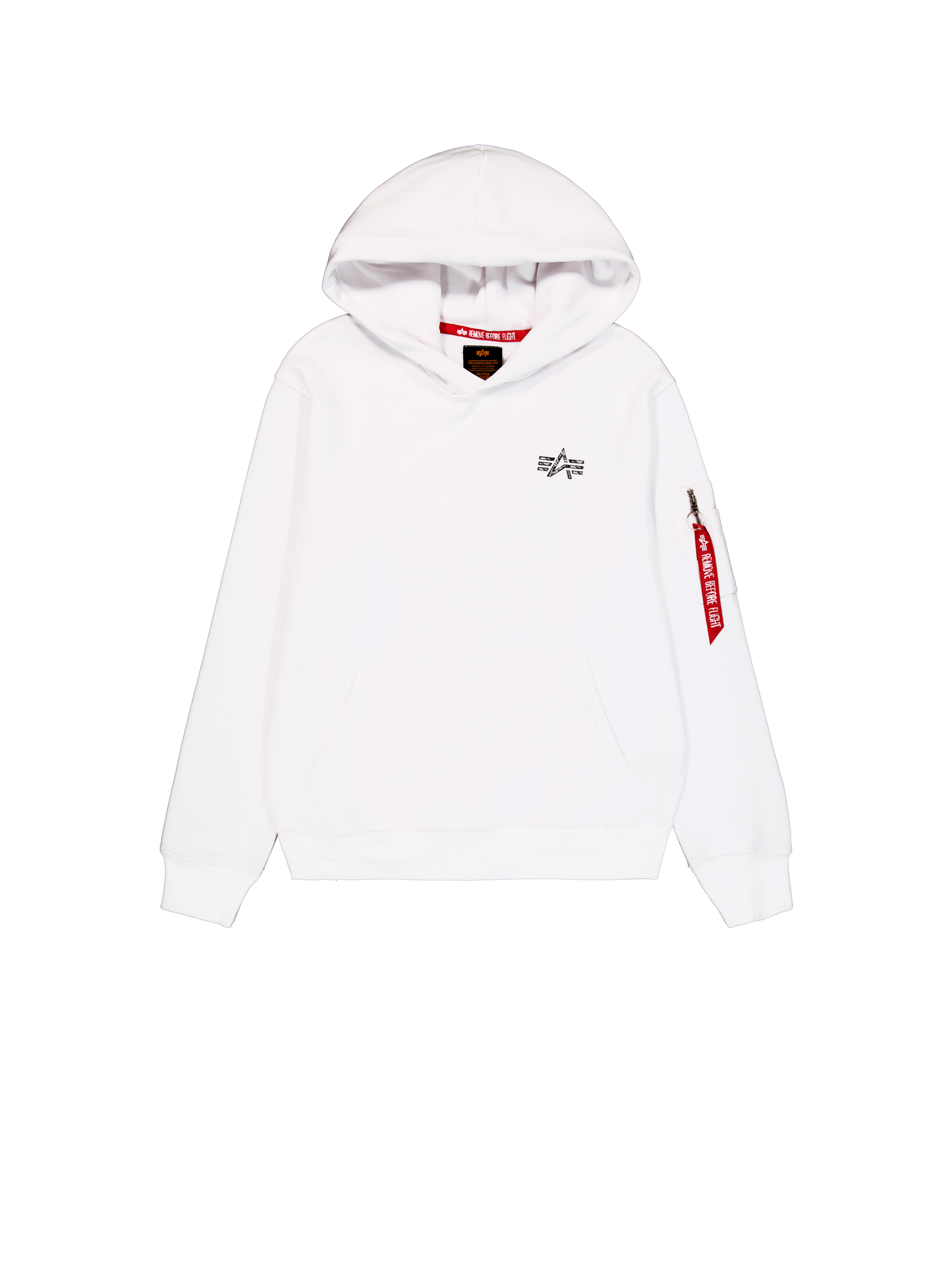 SUDADERA CON CAPUCHA "SIGNATURE BP" - BLANCO - ALPHA INDUSTRIES | 148341