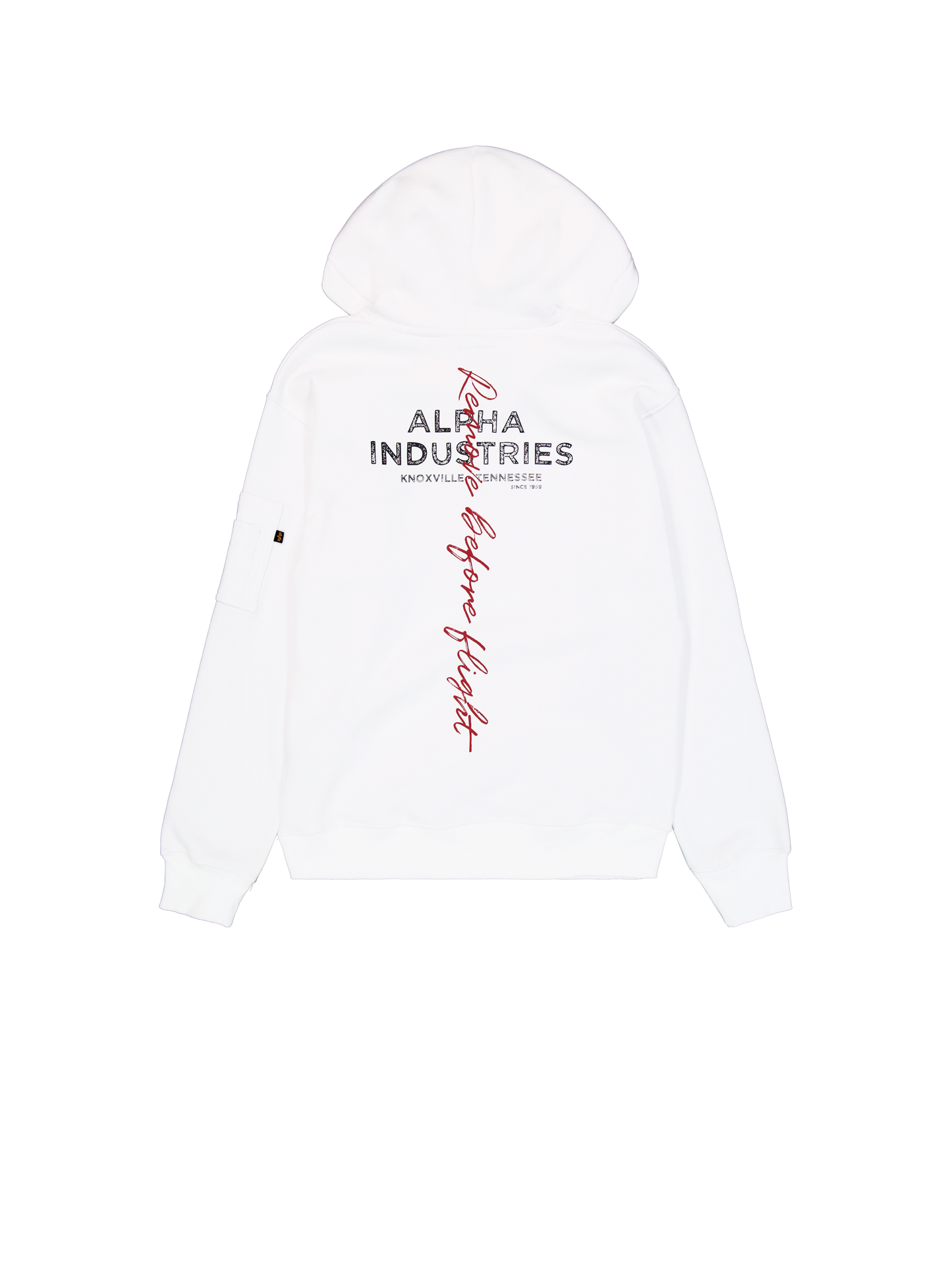 SUDADERA CON CAPUCHA "SIGNATURE BP" - BLANCO - ALPHA INDUSTRIES | 148341