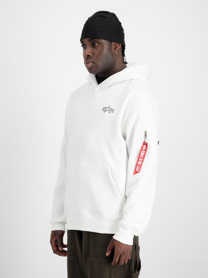 SUDADERA CON CAPUCHA "SIGNATURE BP" - BLANCO - ALPHA INDUSTRIES | 148341