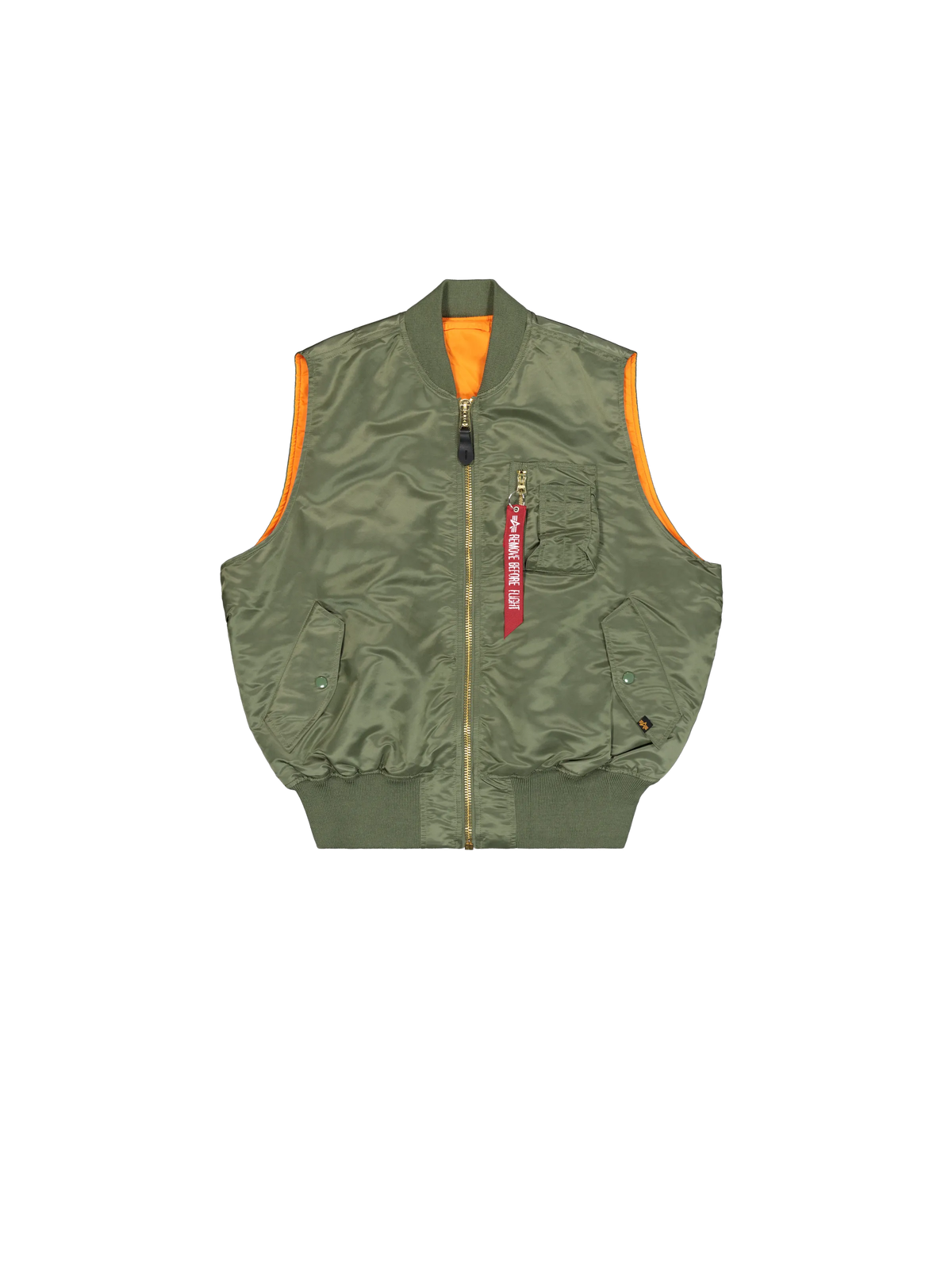 CHALECO "MA-1 VINTAGE VEST" - VERDE MILITAR - ALPHA INDUSTRIES | 156146