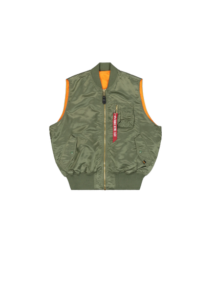 CHALECO "MA-1 VINTAGE VEST" - VERDE MILITAR - ALPHA INDUSTRIES | 156146