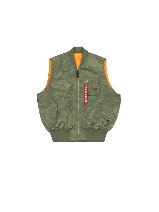 CHALECO "MA-1 VINTAGE VEST" - VERDE MILITAR - ALPHA INDUSTRIES | 156146