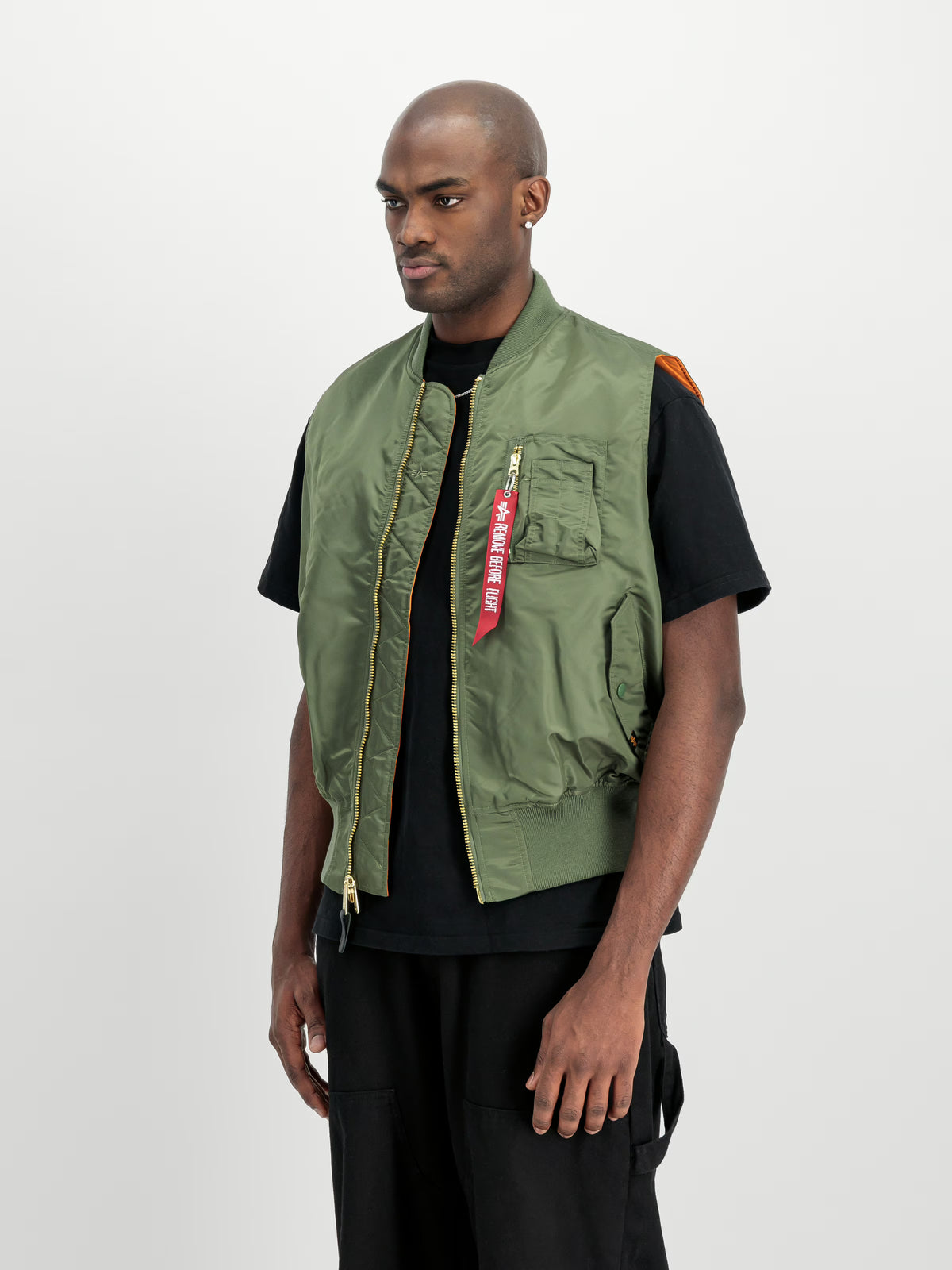 CHALECO "MA-1 VINTAGE VEST" - VERDE MILITAR - ALPHA INDUSTRIES | 156146