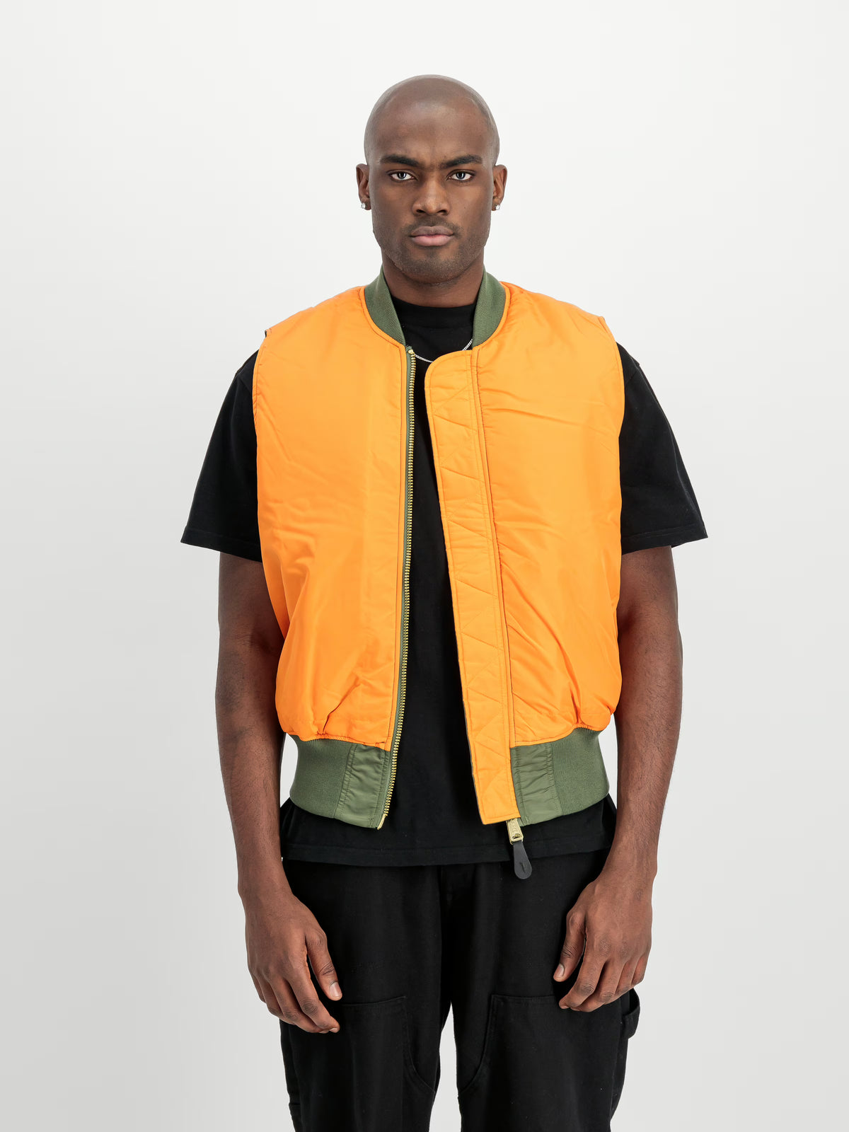 CHALECO "MA-1 VINTAGE VEST" - VERDE MILITAR - ALPHA INDUSTRIES | 156146