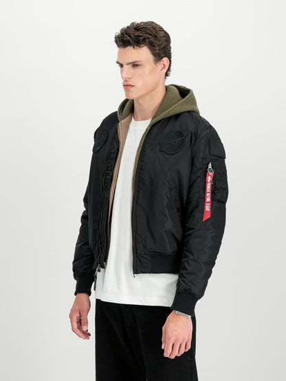 MA-1 BOMBER "MA-1 VF NASA" - NEGRO - ALPHA INDUSTRIES | 166107