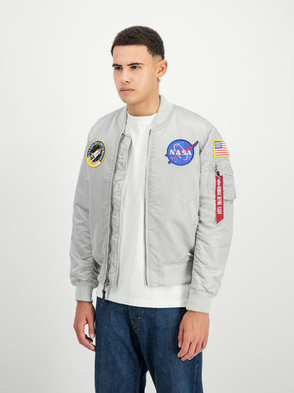 MA-1 BOMBER "MA-1 VF NASA" - GRIS - ALPHA INDUSTRIES | 166107
