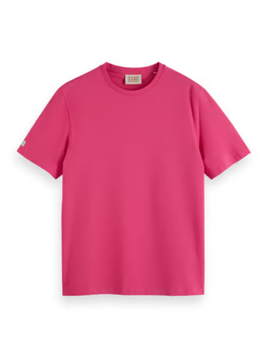 CAMISETA DE LINO - FUCSIA - SCOTCH & SODA | 175657