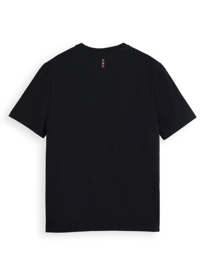 CAMISETA DE LINO - NEGRO - SCOTCH & SODA | 175657