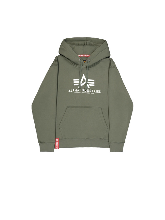SUDADERA CAPUCHA "BASIC BIG LOGO" - VERDE OLIVA - ALPHA INDUSTRIES | 178312-142