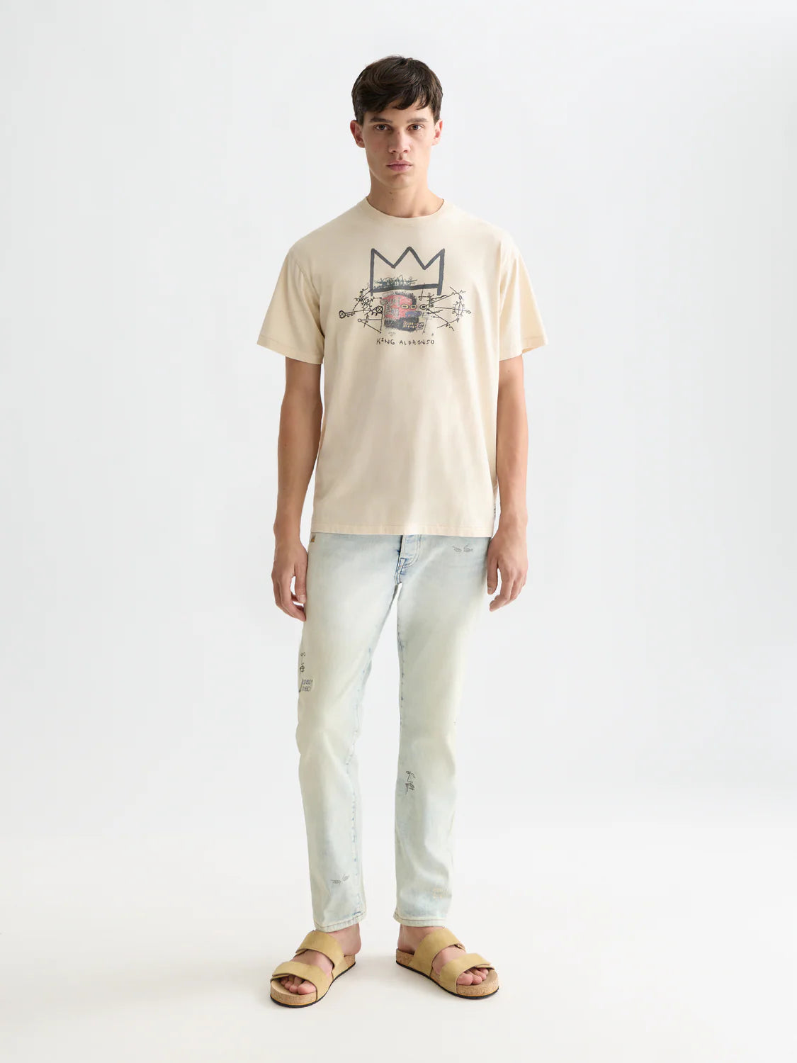 BASQUIAT ARTWORK - BEIGE - SCOTCH & SODA | 183083