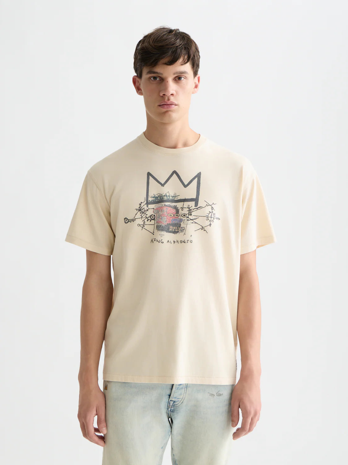 BASQUIAT ARTWORK - BEIGE - SCOTCH & SODA | 183083