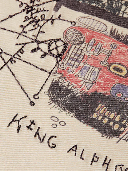 BASQUIAT ARTWORK - BEIGE - SCOTCH & SODA | 183083