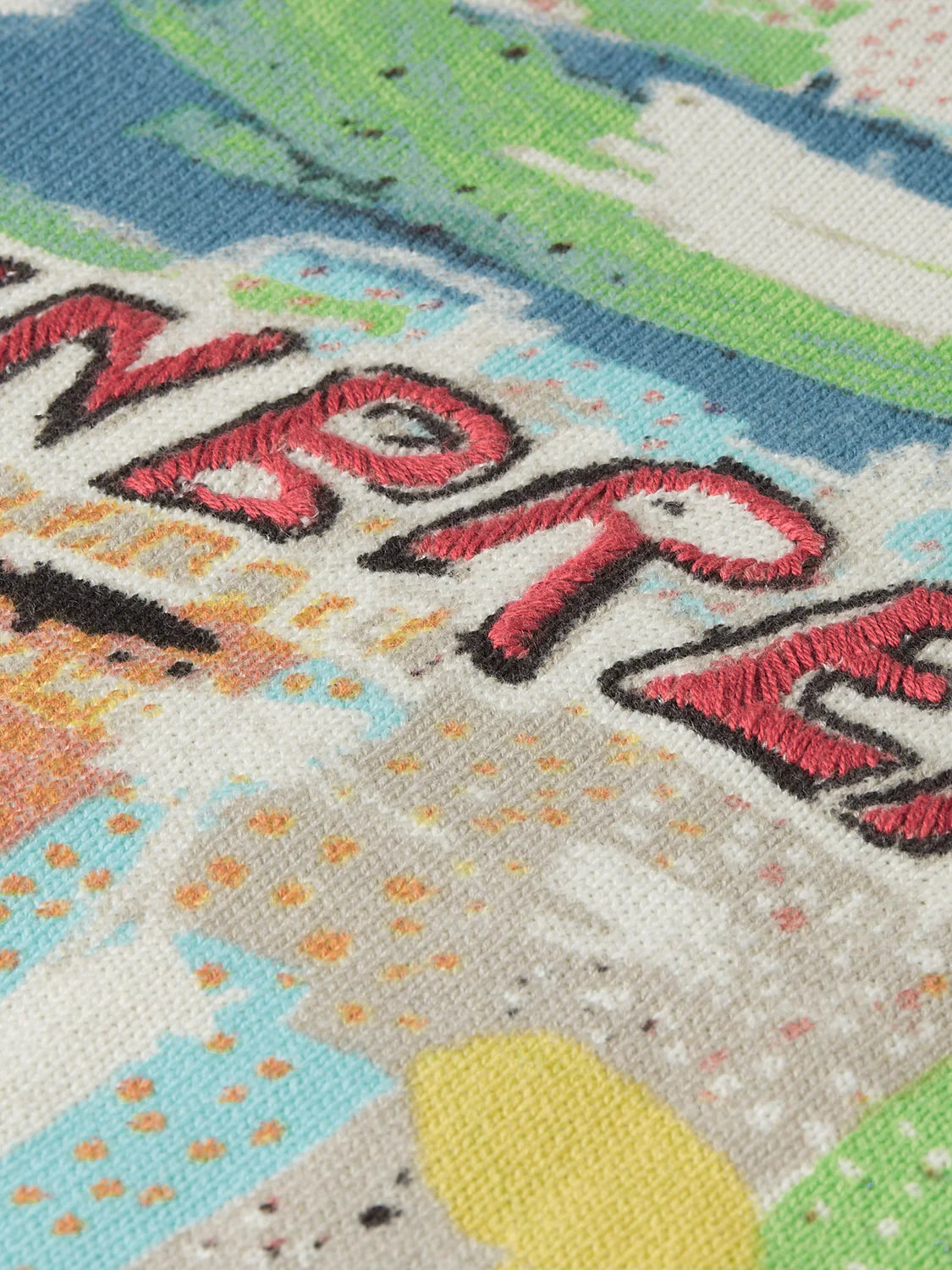 BASQUIAT PRINTED PULLOVER - BEIGE - SCOTCH & SODA | 183163