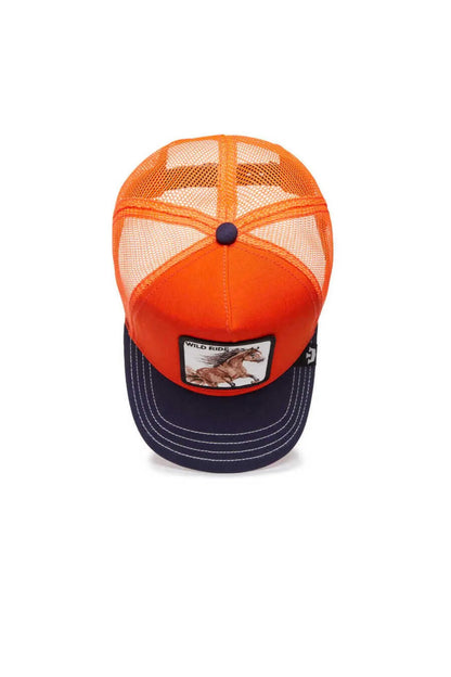 GORRA TRUCKER CABALLO "WILD RIDE" - NARANJA MARINO - GOORIN BROS THE FARM ANIMALS | 101-1988