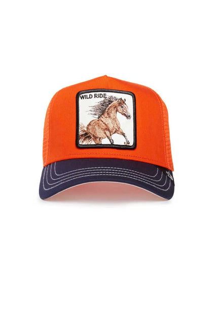 GORRA TRUCKER CABALLO "WILD RIDE" - NARANJA MARINO - GOORIN BROS THE FARM ANIMALS | 101-1988