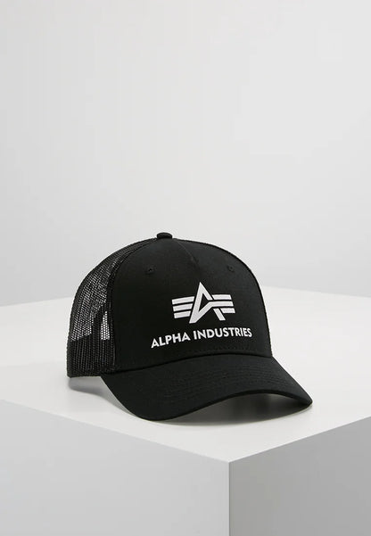 GORRA TRUCKER BÁSICA - NEGRO - ALPHA INDUSTRIES | 186902