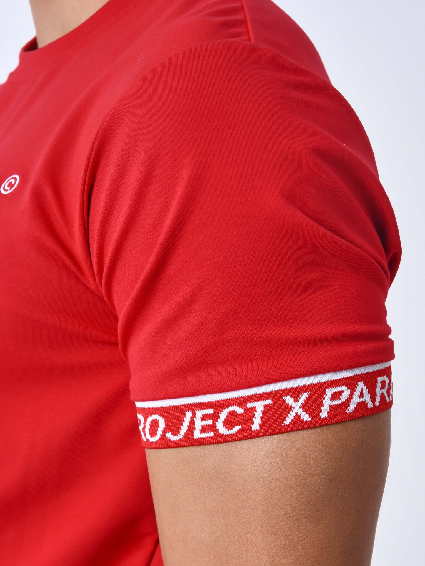 CAMISETA BRAZALETE CON LOGO BORDADO - ROJO - PROJECT X PARIS | 2410130-RDW
