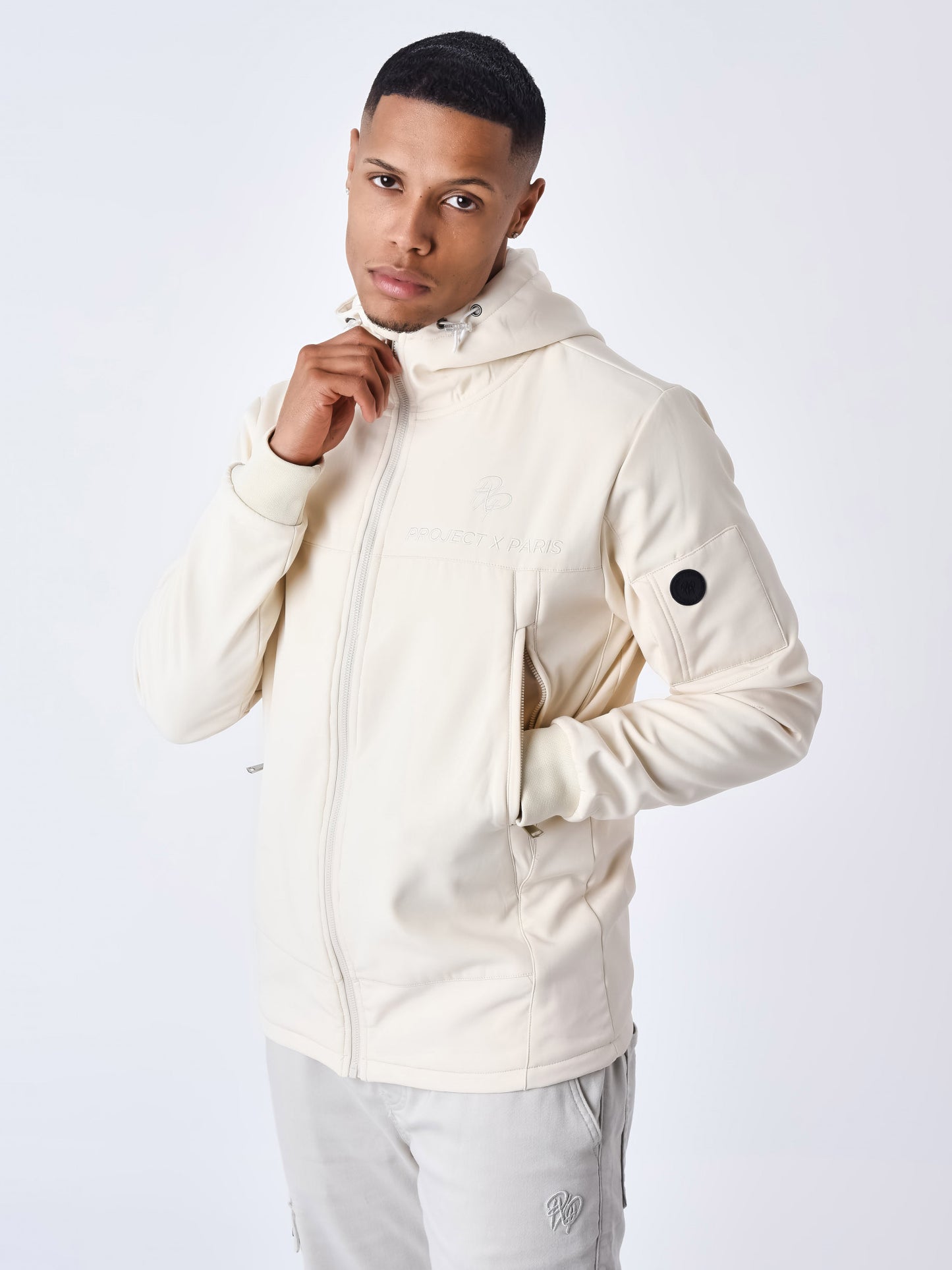 SUDADERA CHAQUETA DE ENTRETIEMPO - BEIGE - PROJECT X PARIS | 2433210-IV