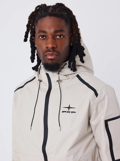 CHAQUETA CON CAPUCHA TECHWEAR - BEIGE - PROJECT X PARIS | 2533164_GG