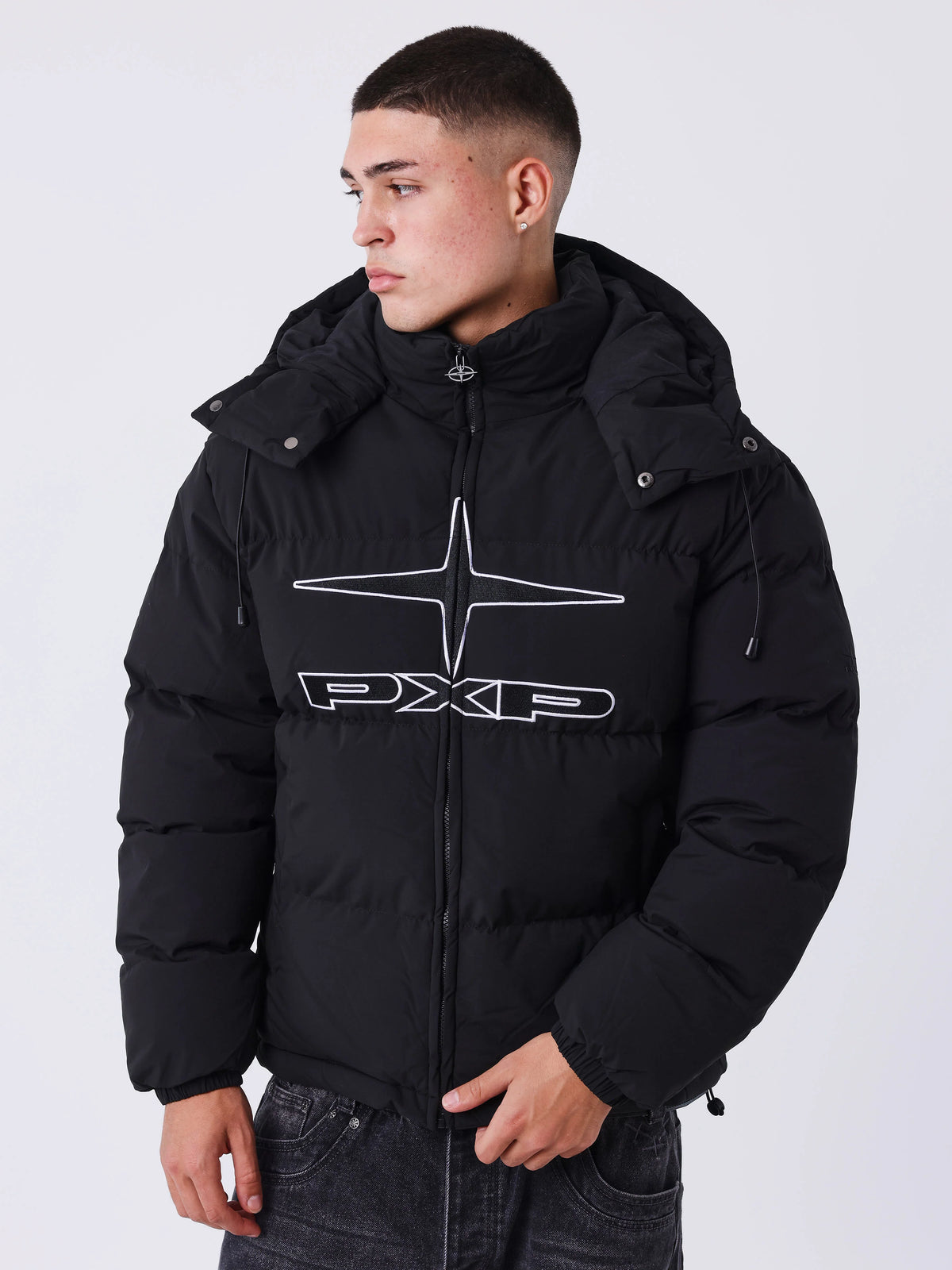 CHAQUETA ACOLCHADA "CRINKLE" - NEGRO - PROJECT X PARIS | 2551002-BK