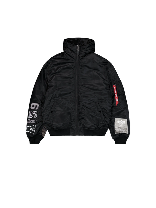 MA-1 BOMBER "MA-1 HOODED STUDIO" - NEGRO - ALPHA INDUSTRIES | 258123