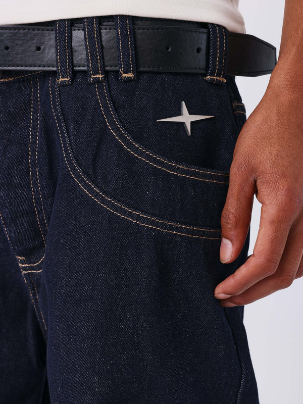 PANTALÓN VAQUERO EN DENIM - AZUL - PROJECT X PARIS | PXP 2594420-JB