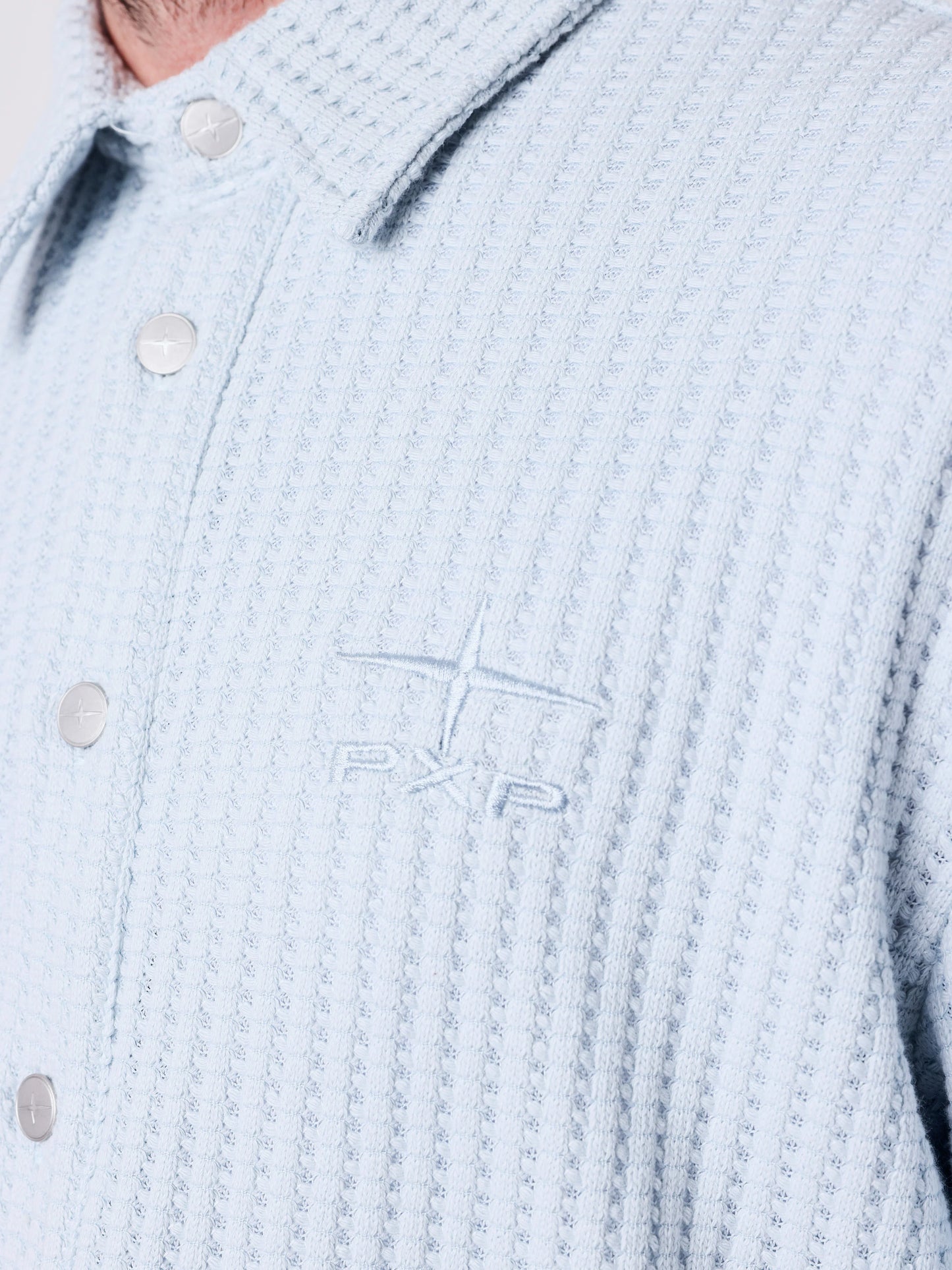 CAMISA DE MANGA CORTA TEXTURADA - AZUL - PROJECT X PARIS | PXP 2610303_IB