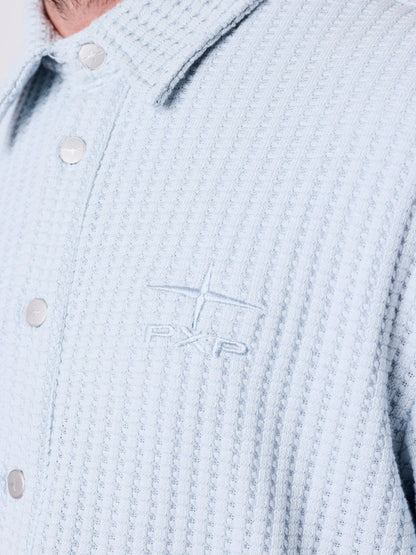 CAMISA DE MANGA CORTA TEXTURADA - AZUL - PROJECT X PARIS | PXP 2610303_IB